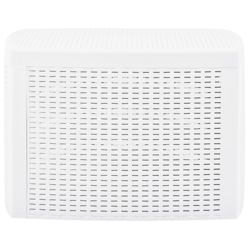 sidebord 54 x 54 x 36,5 cm plastik hvid