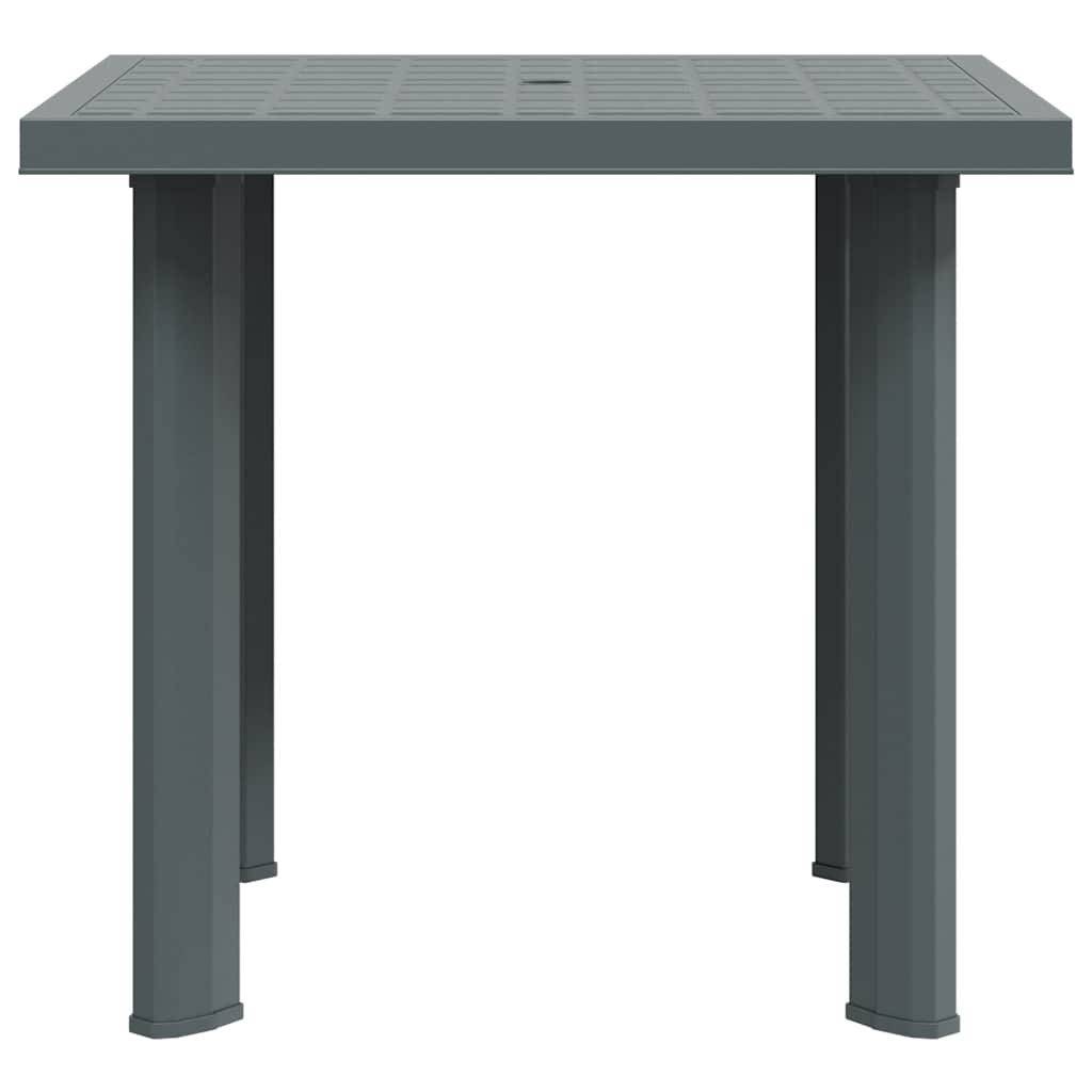 havebord 80 x 75 x 72 cm plastik grøn