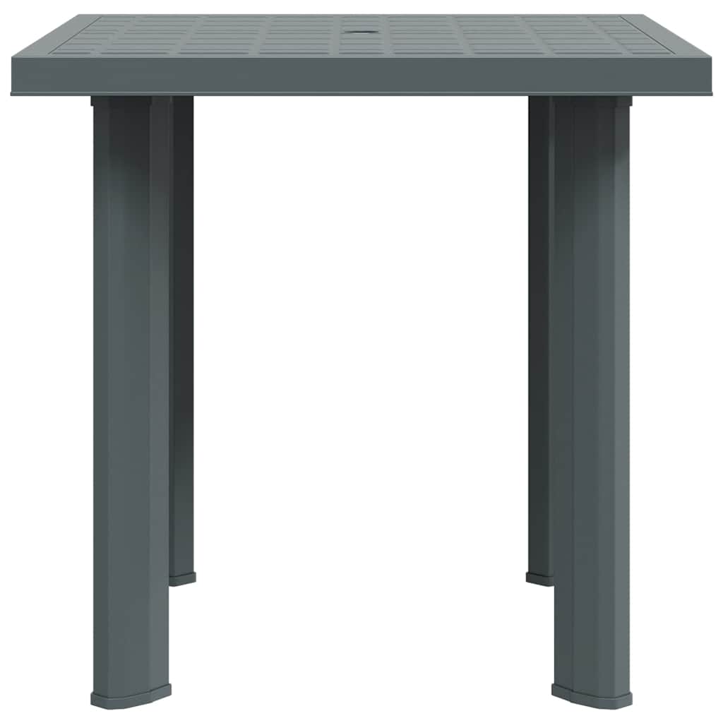 havebord 80 x 75 x 72 cm plastik grøn