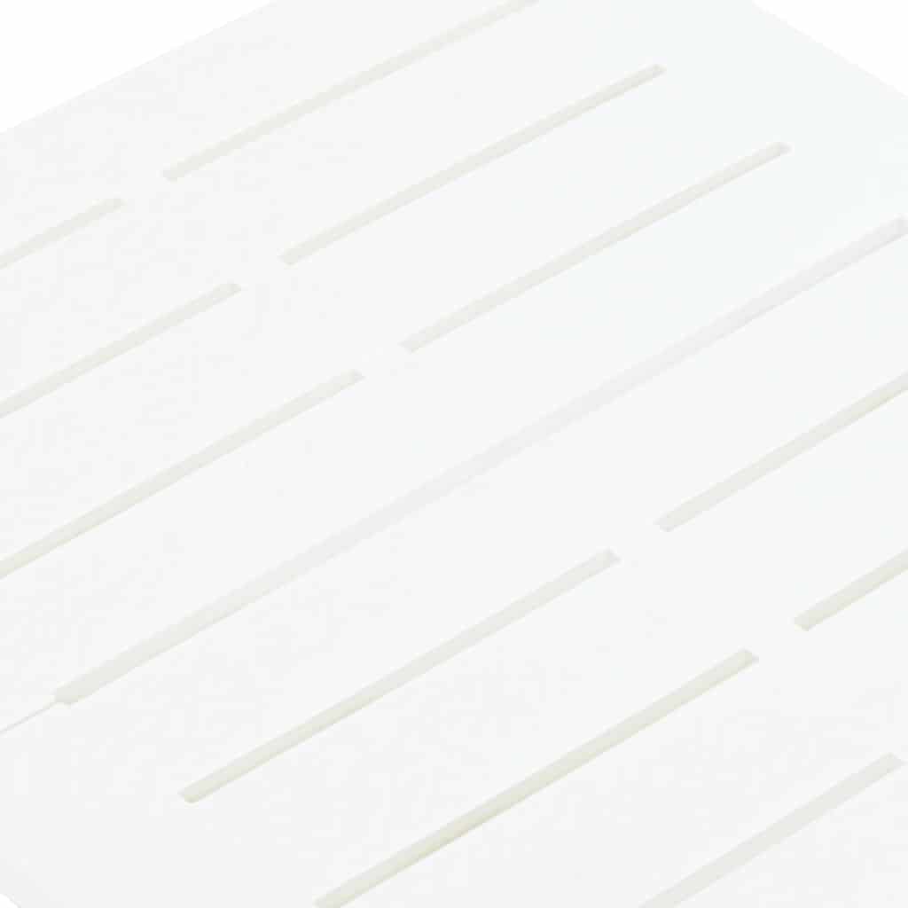 foldbart havebord 45x43x50 cm plastik hvid