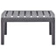 havebord 78x55x38 cm plastik mokkafarvet