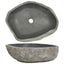 håndvask (45-53)x(34-41) cm oval flodsten