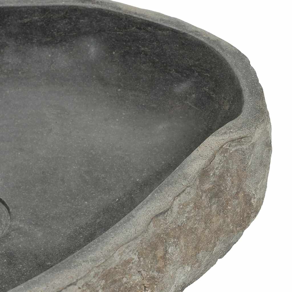 håndvask (45-53)x(34-41) cm oval flodsten