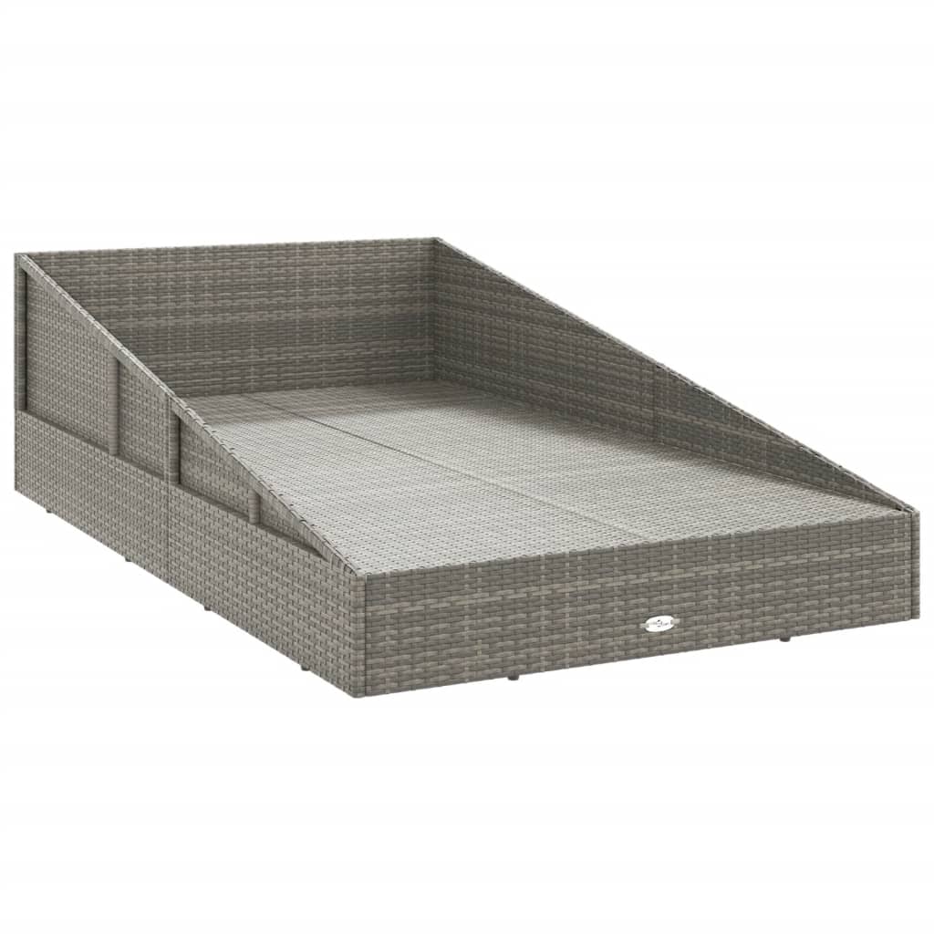 solseng 110x200 cm polyrattan grå