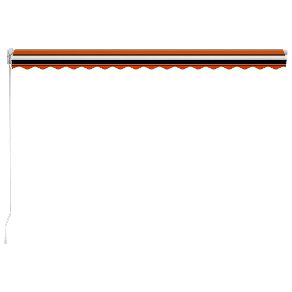 Udtrækkelig markise Orange og Brun 400 × 300 cm