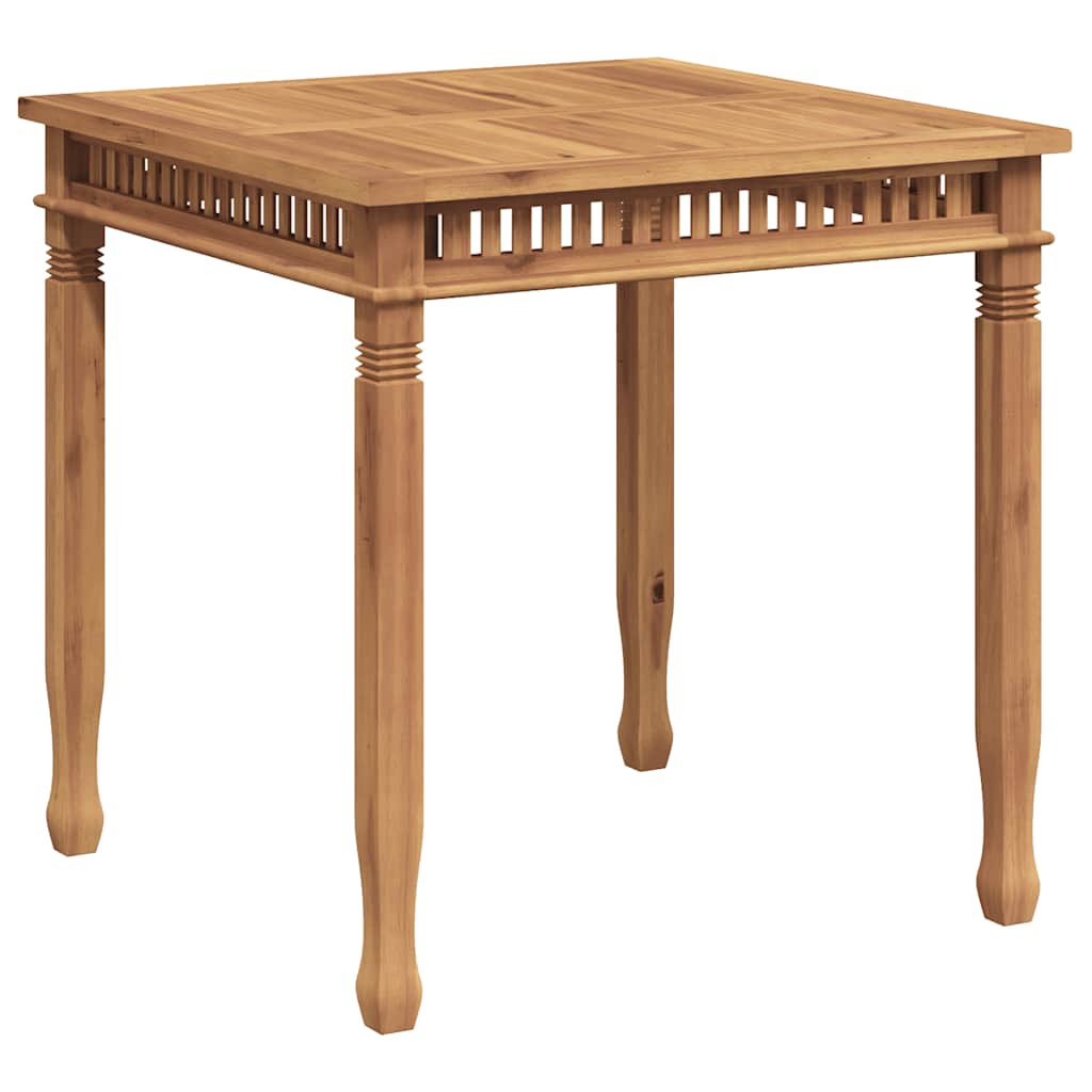 havebord 80x80x80 cm massivt teaktræ