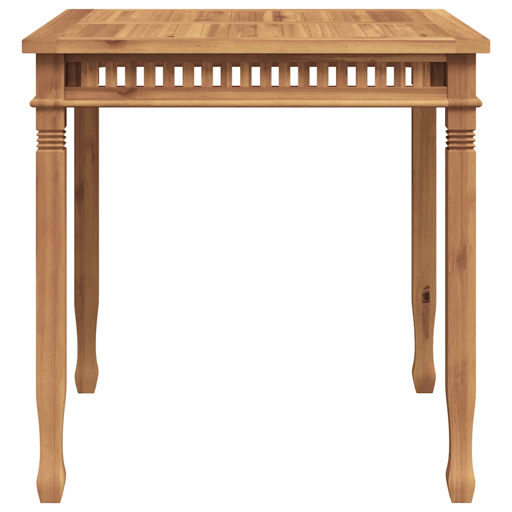 havebord 80x80x80 cm massivt teaktræ