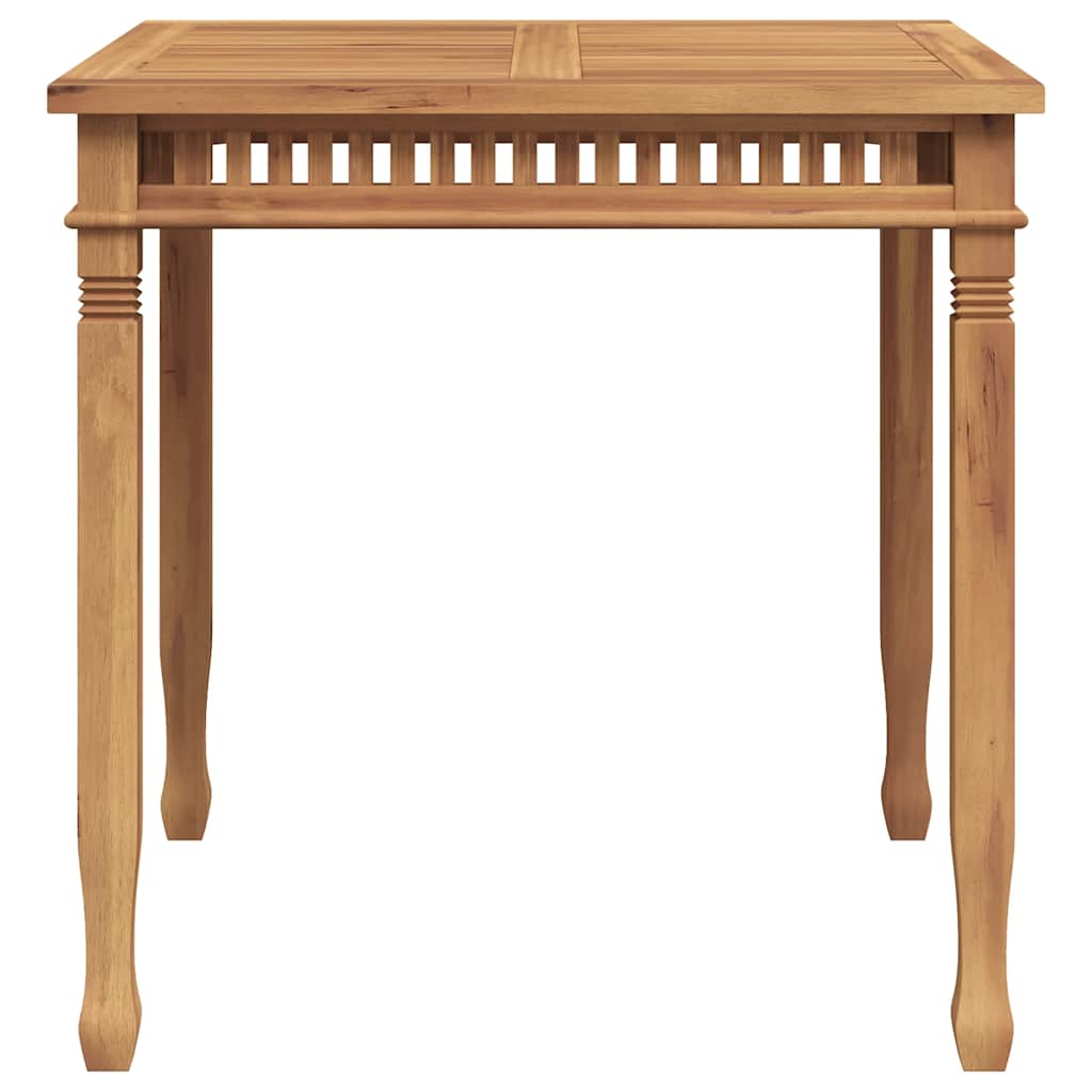 havebord 80x80x80 cm massivt teaktræ