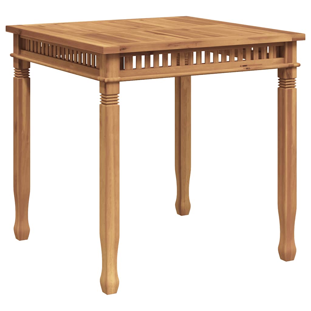 havebord 80x80x80 cm massivt teaktræ