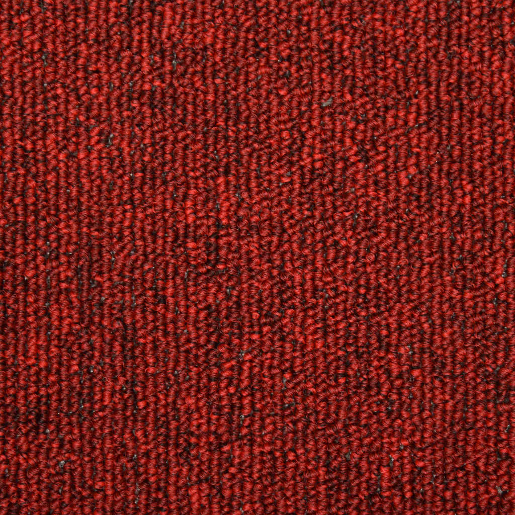 trappemåtter 15 stk. 65x21x4 cm rød rektangulær kant