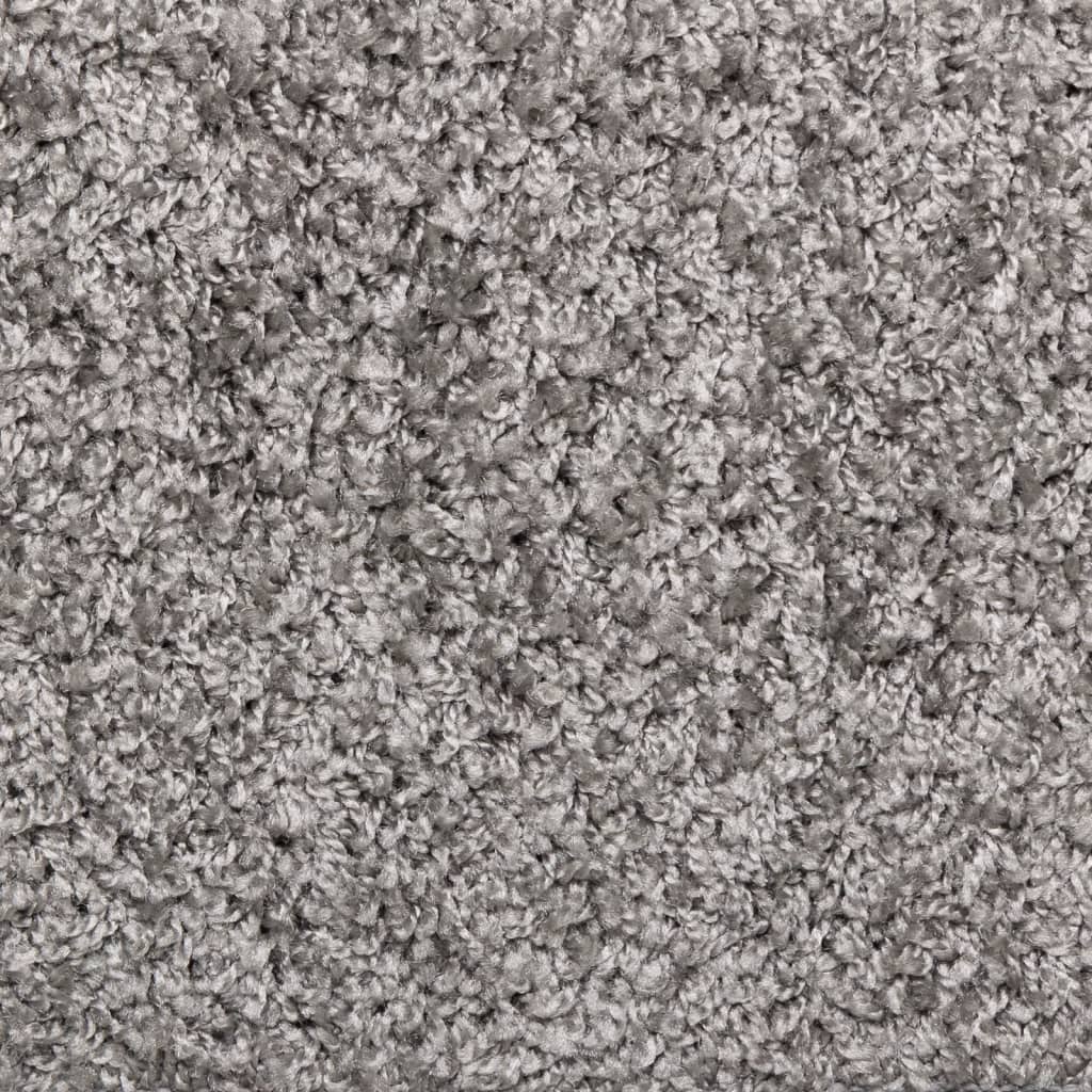 trappemåtter 15 stk. 65x21x4 cm grå rektangulær kant