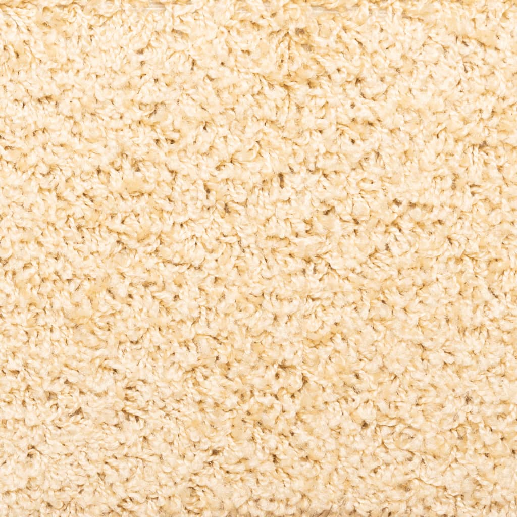 trappemåtter 15 stk. 65x21x4 cm cremefarvede rektangulære kanter