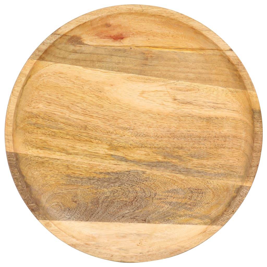 rundt sidebord 43x43x66 cm massivt mangotræ