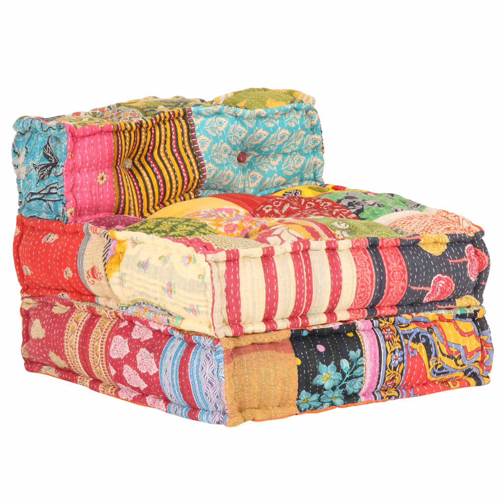 modulpuf stof patchwork