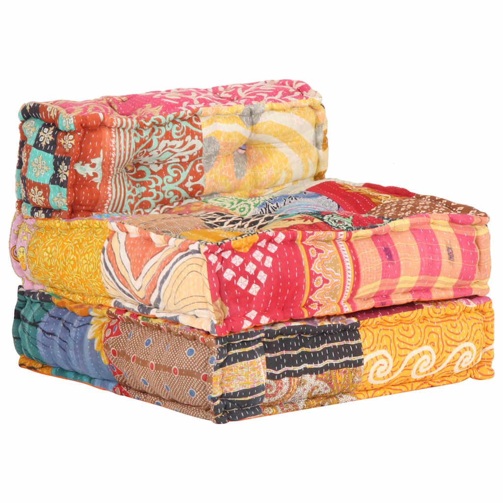modulpuf stof patchwork