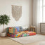 hynde til pallesofa stof patchwork flerfarvet