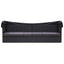 solseng med baldakin polyrattan sort