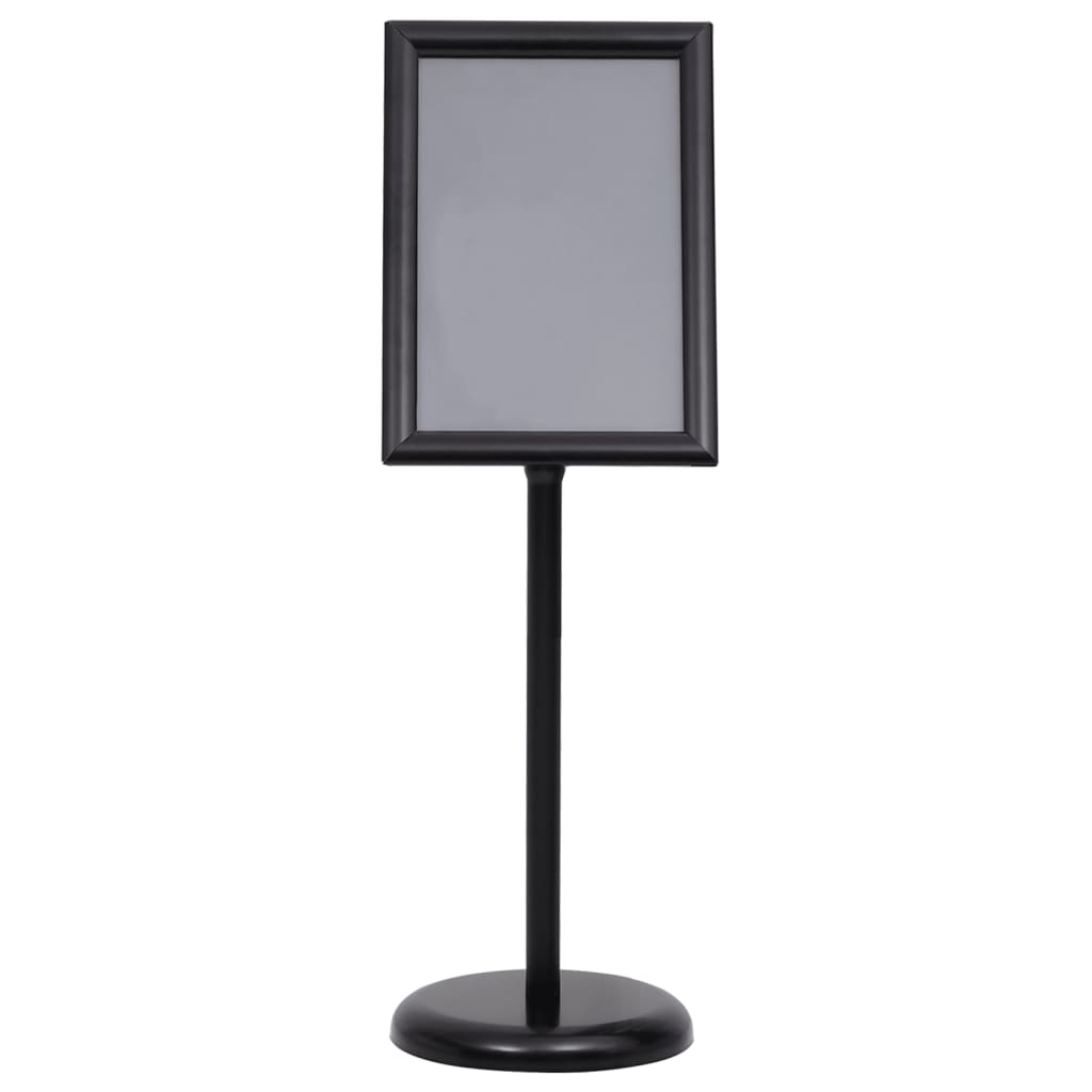 plakatstativ A3 aluminiumslegering sort