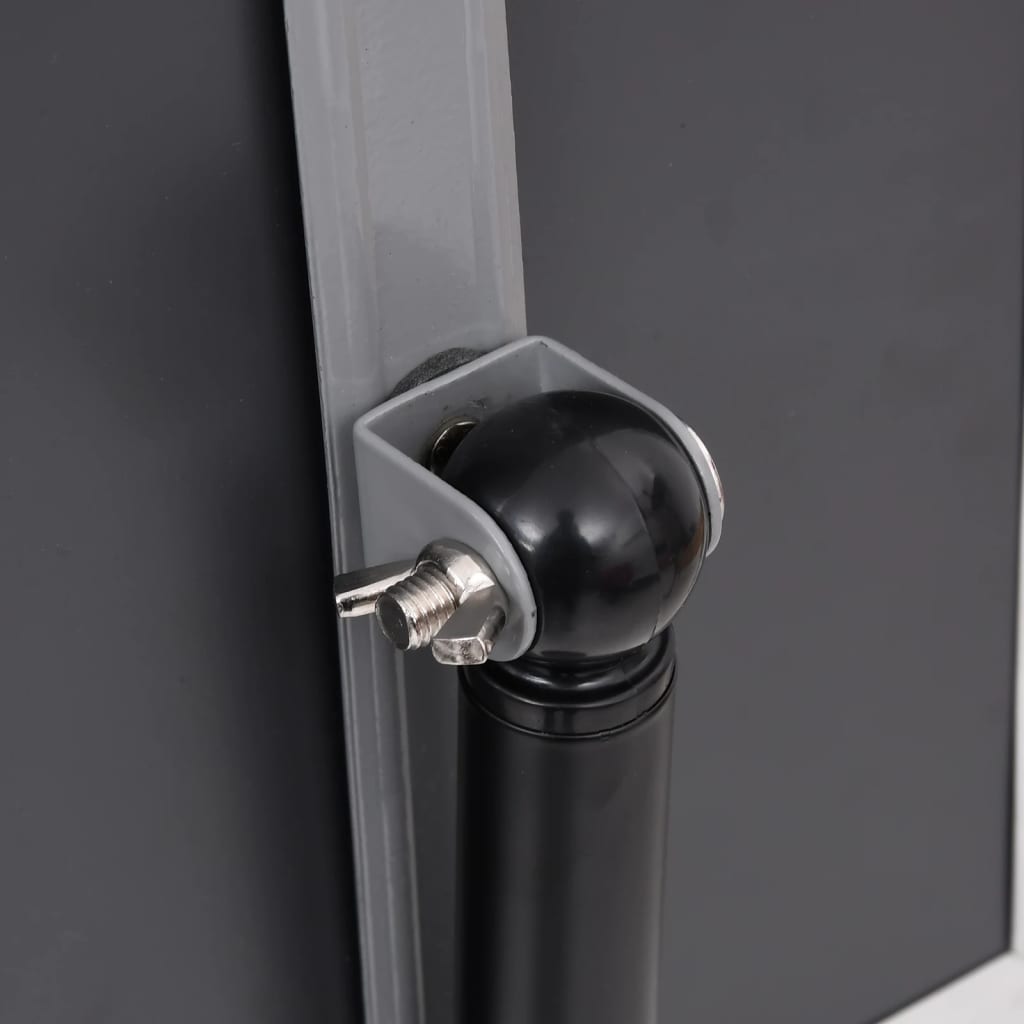 plakatstativ A3 aluminiumslegering sort