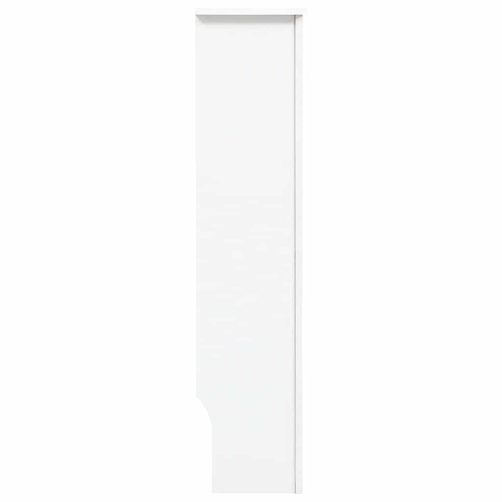 radiatorskjulere 2 stk. 112 x 19 x 81,5 cm MDF hvid