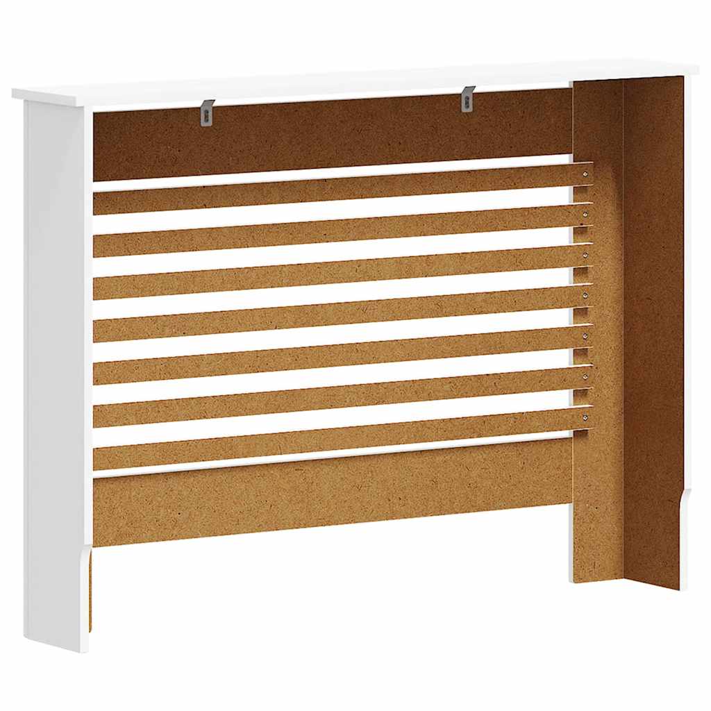 radiatorskjulere 2 stk. 112 x 19 x 81,5 cm MDF hvid