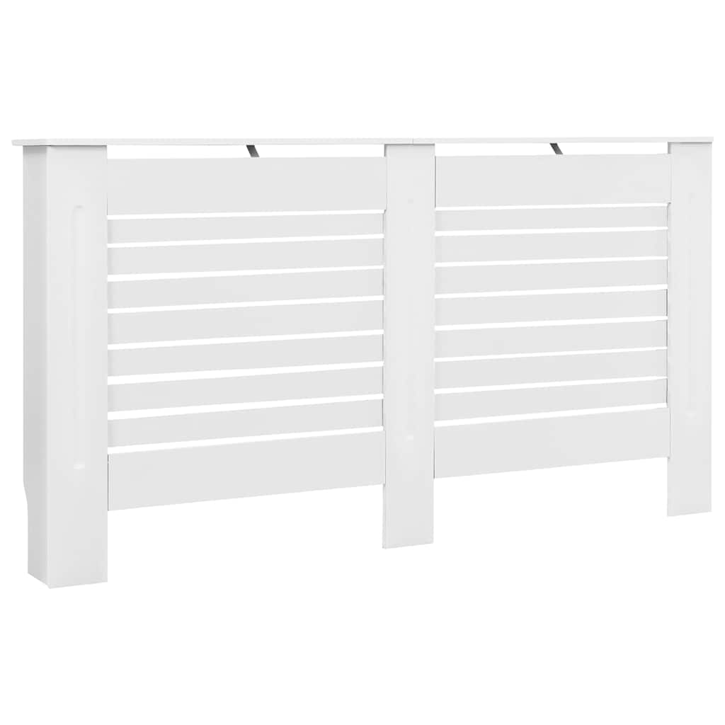 radiatorskjulere 2 stk. 152 x 19 x 81,5 cm MDF hvid