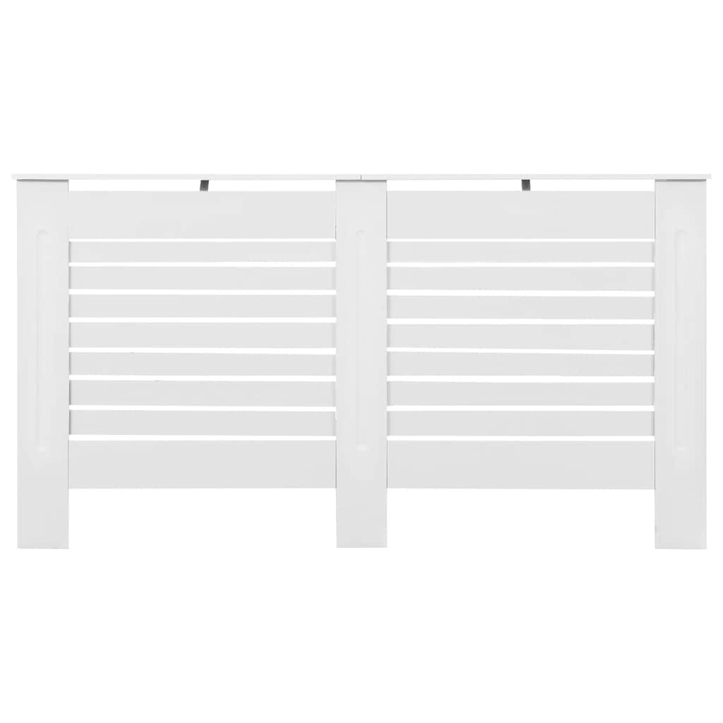 radiatorskjulere 2 stk. 152 x 19 x 81,5 cm MDF hvid