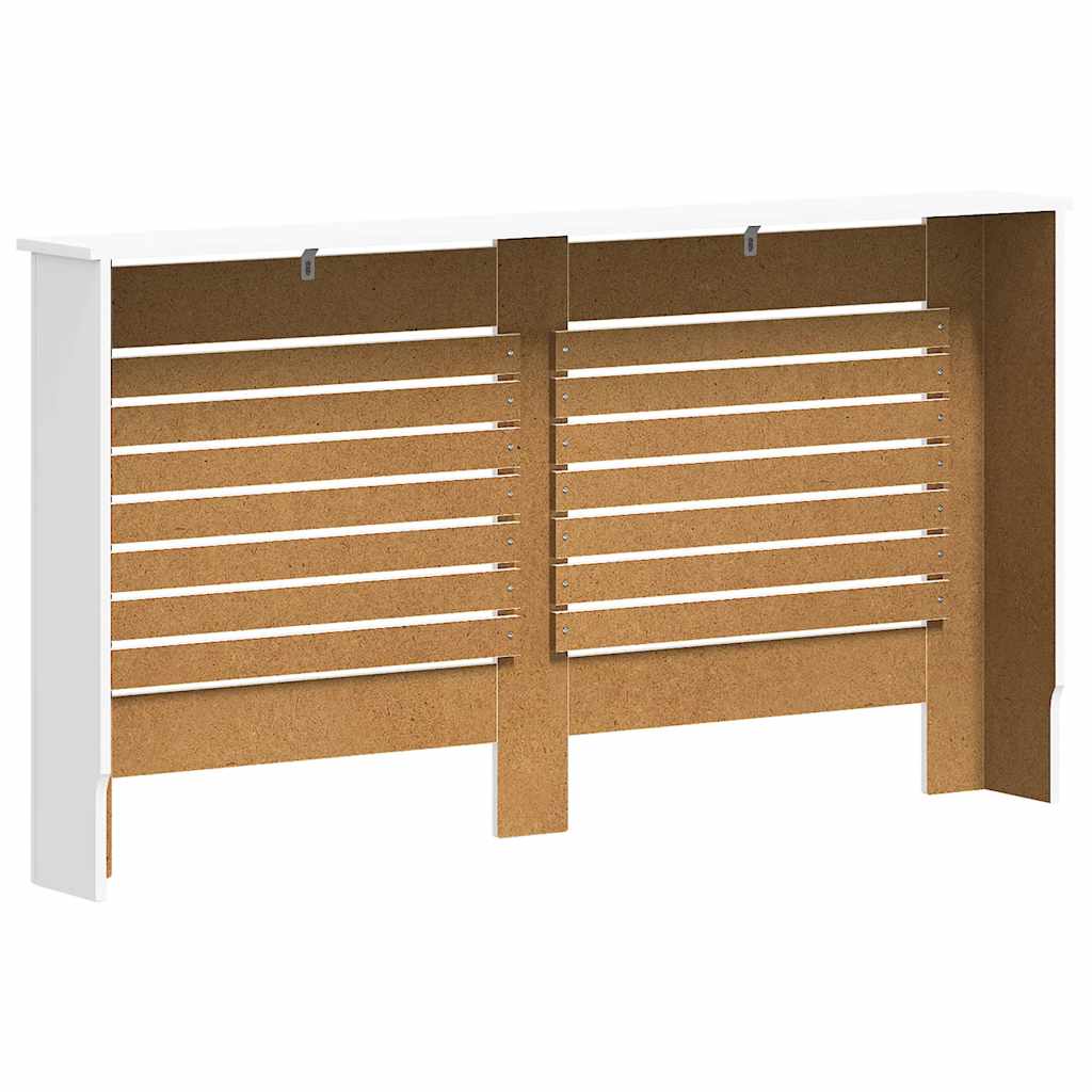 radiatorskjulere 2 stk. 152 x 19 x 81,5 cm MDF hvid