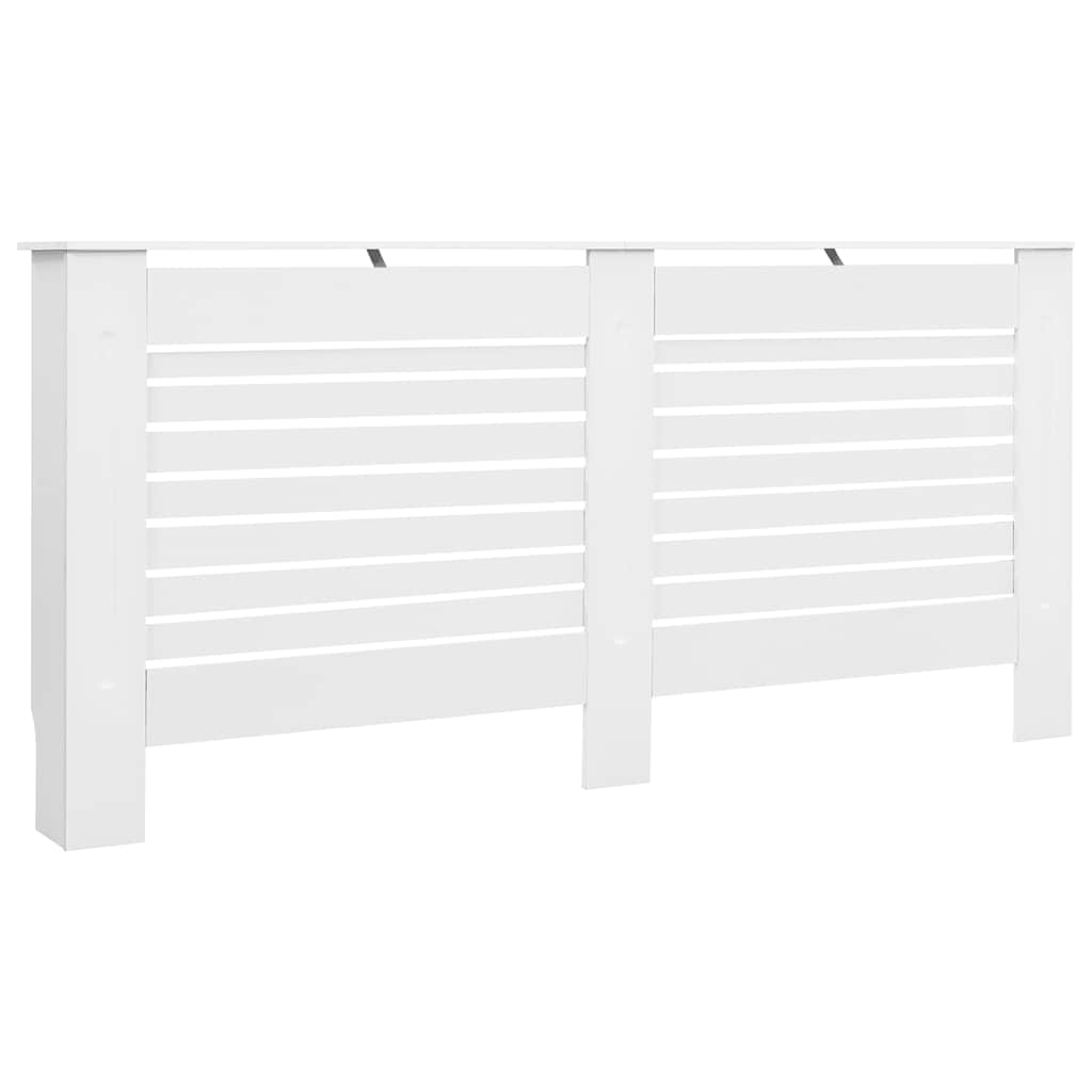 radiatorskjulere 2 stk. 172 x 19 x 81,5 cm MDF hvid