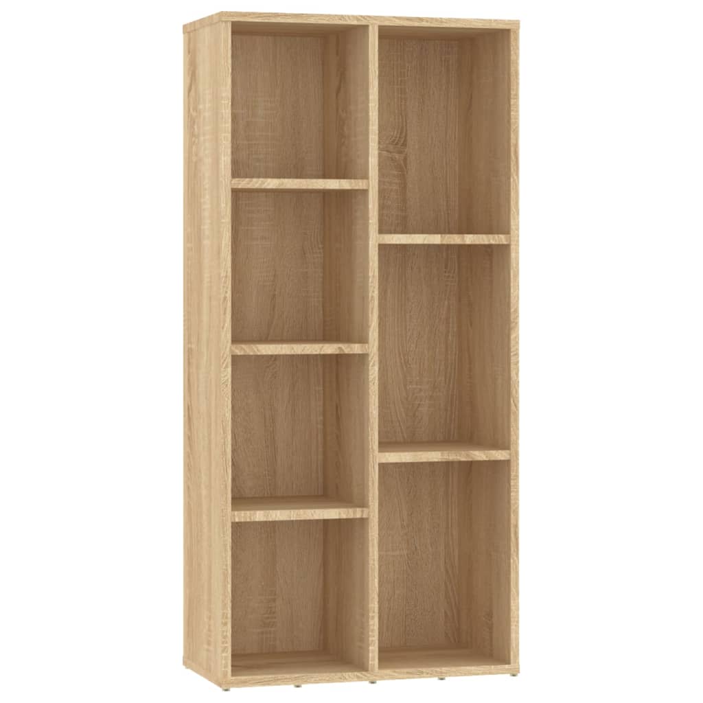 bogreol 50x25x106 cm konstrueret træ sonoma-eg
