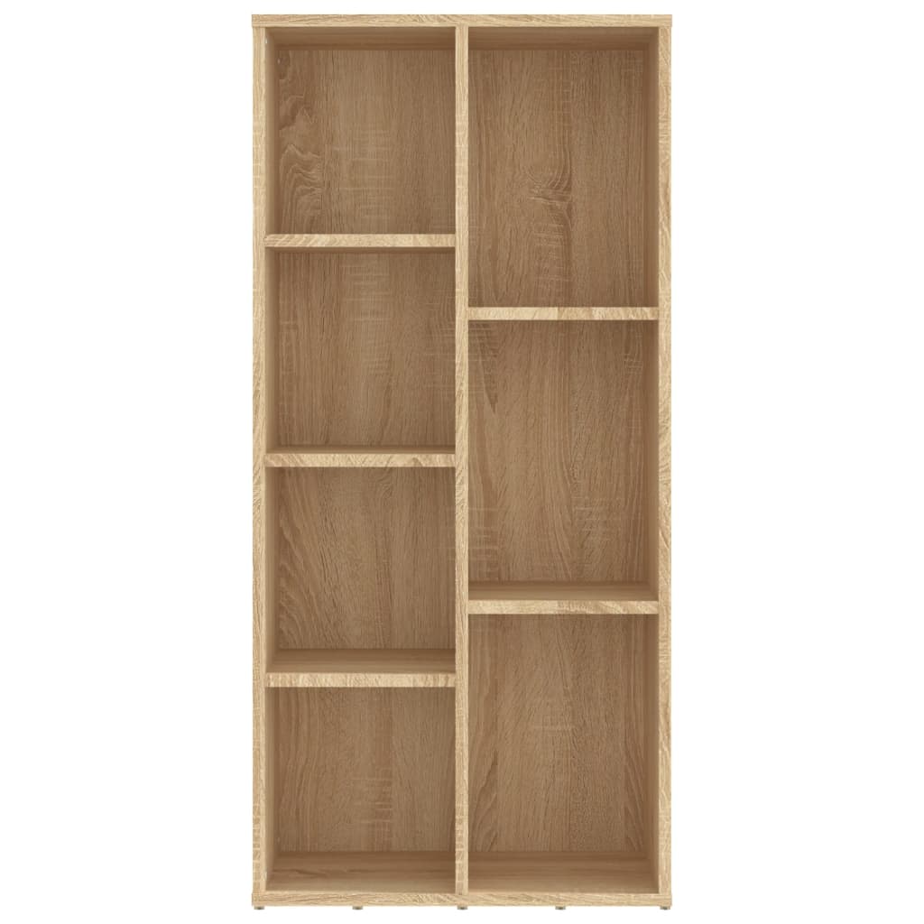 bogreol 50x25x106 cm konstrueret træ sonoma-eg