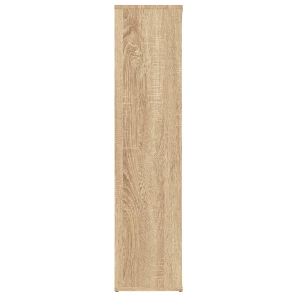 bogreol 50x25x106 cm konstrueret træ sonoma-eg