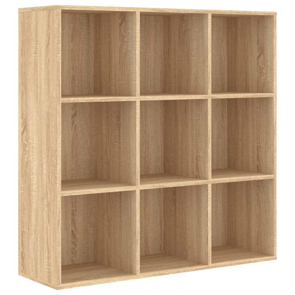 bogreol 98x29x97,5 cm konstrueret træ sonoma-eg