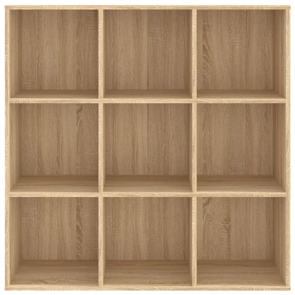 bogreol 98x29x97,5 cm konstrueret træ sonoma-eg