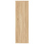 bogreol 98x29x97,5 cm konstrueret træ sonoma-eg