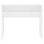 skrivebord 90x50x74 cm konstrueret træ hvid