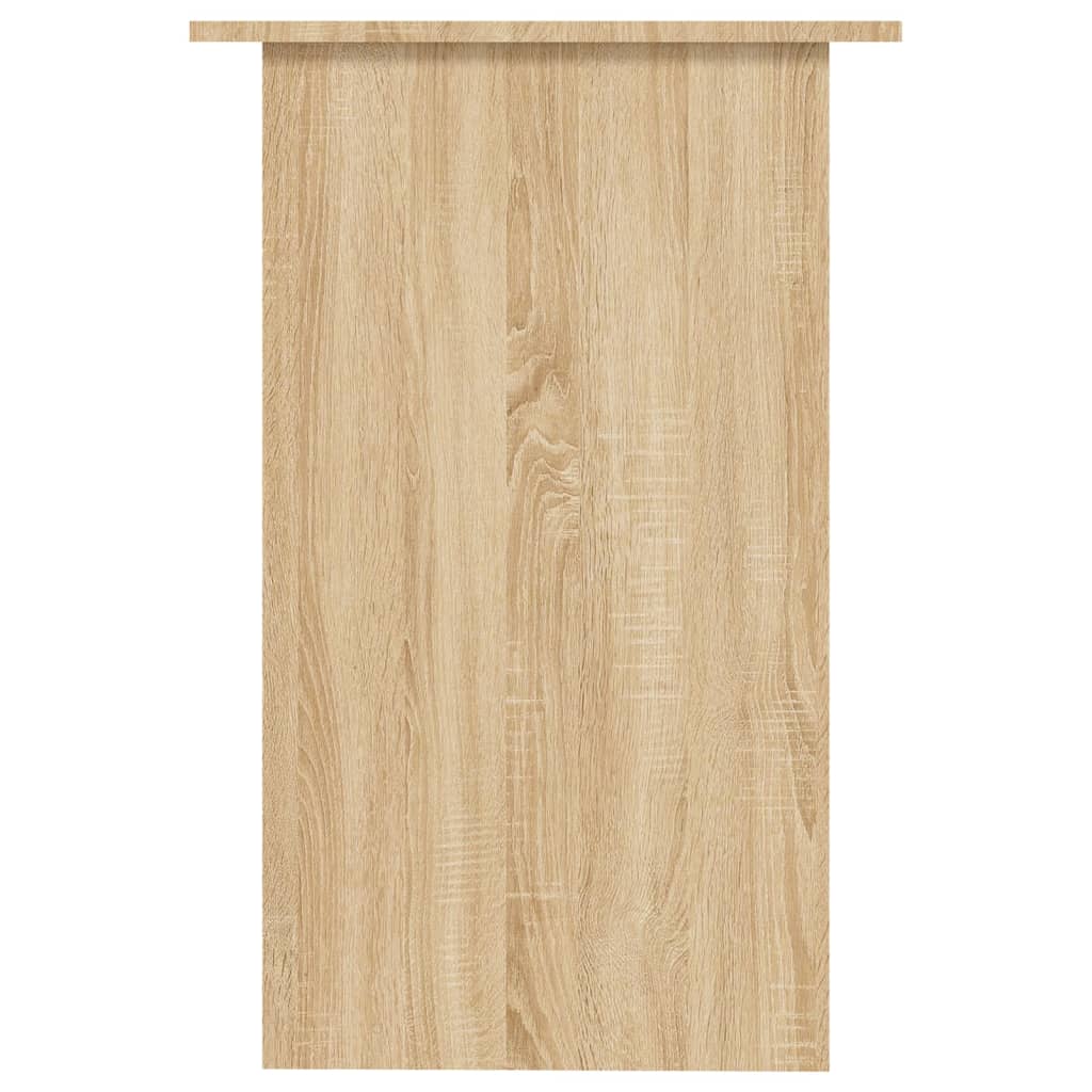 skrivebord 90x50x74 cm konstrueret træ sonoma-eg