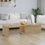 sofabord 150x50x35 cm konstrueret træ sonoma-eg