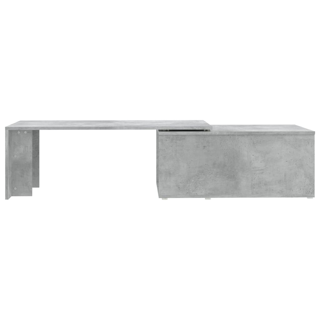 sofabord 150x50x35 cm konstrueret træ betongrå