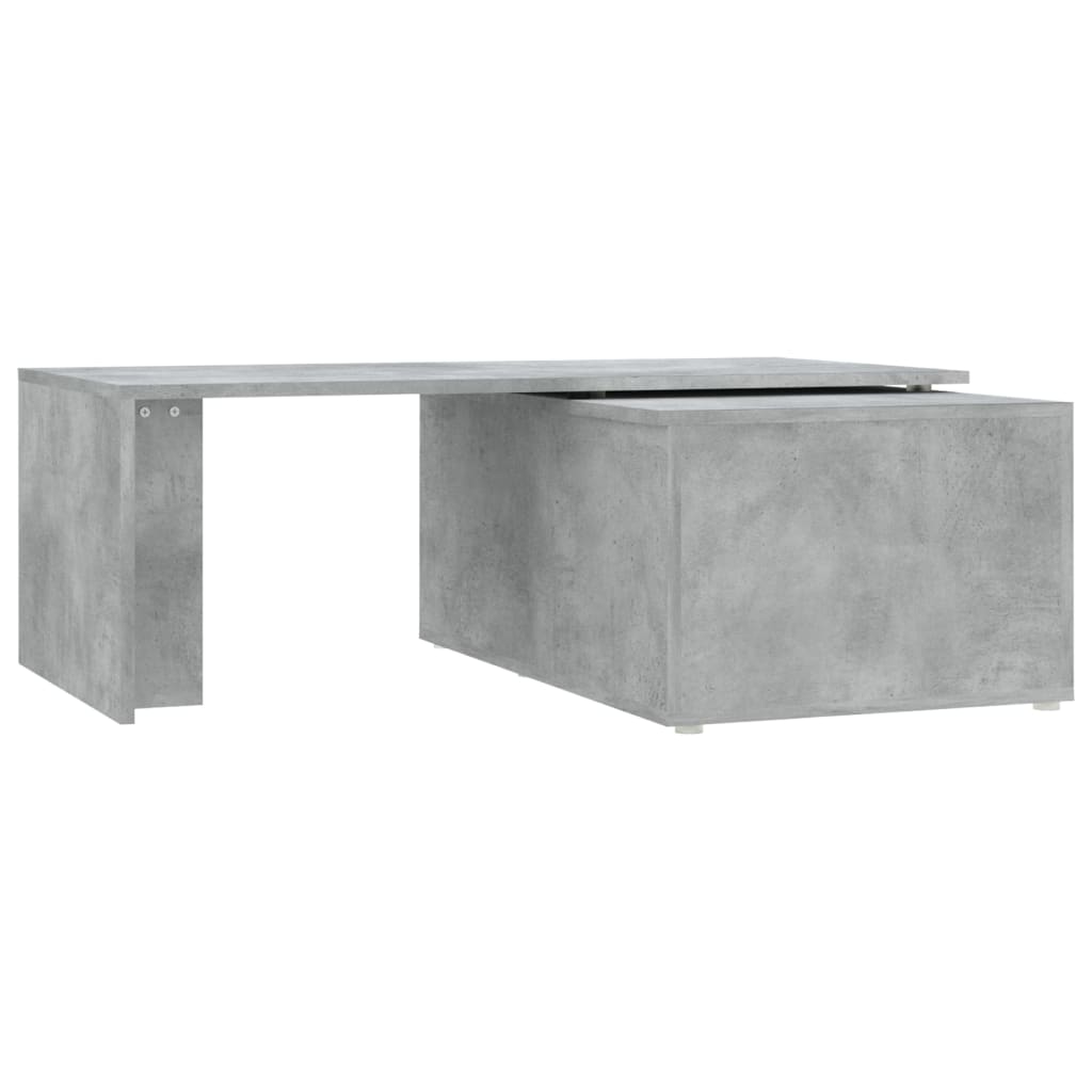 sofabord 150x50x35 cm konstrueret træ betongrå