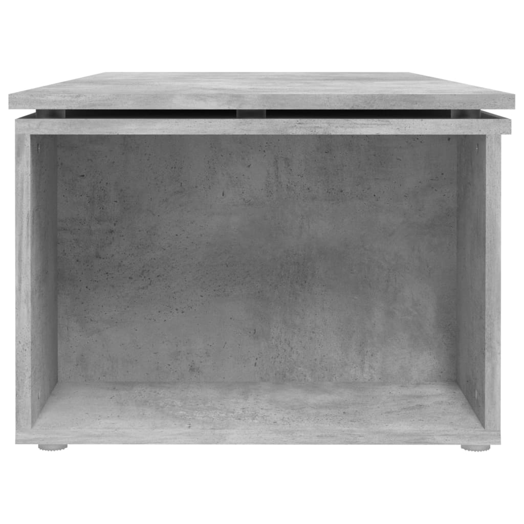 sofabord 150x50x35 cm konstrueret træ betongrå