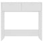 skrivebord 80x40x75 cm konstrueret træ hvid