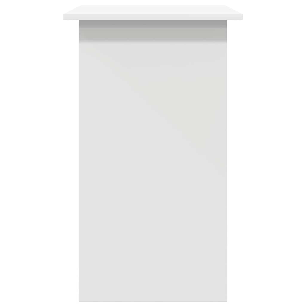 skrivebord 80x45x74 cm konstrueret træ hvid