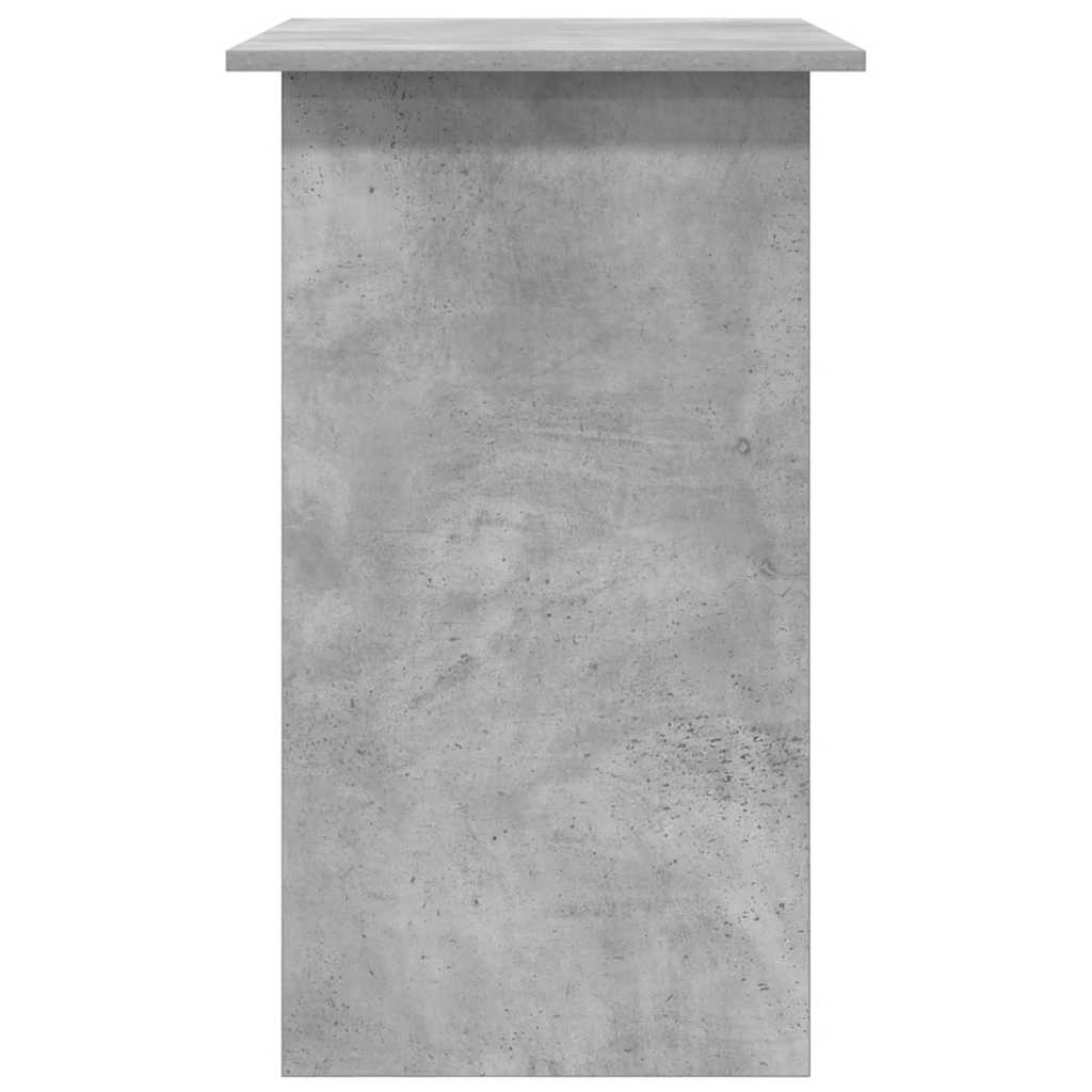 skrivebord 80x45x74 cm konstrueret træ betongrå