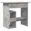 skrivebord 80x45x74 cm konstrueret træ betongrå
