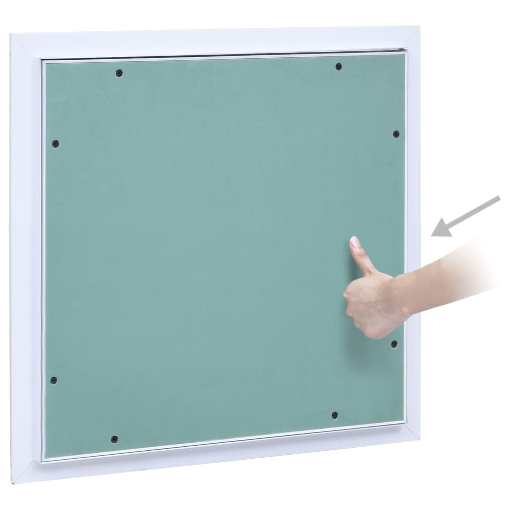 adgangspanel med aluminiumsramme og gipsplade 200x200 mm