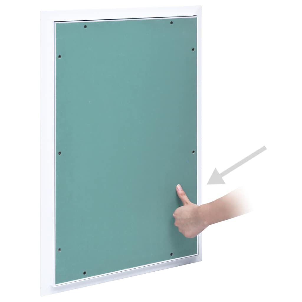 adgangspanel med aluminiumsramme og gipsplade 300x600 mm