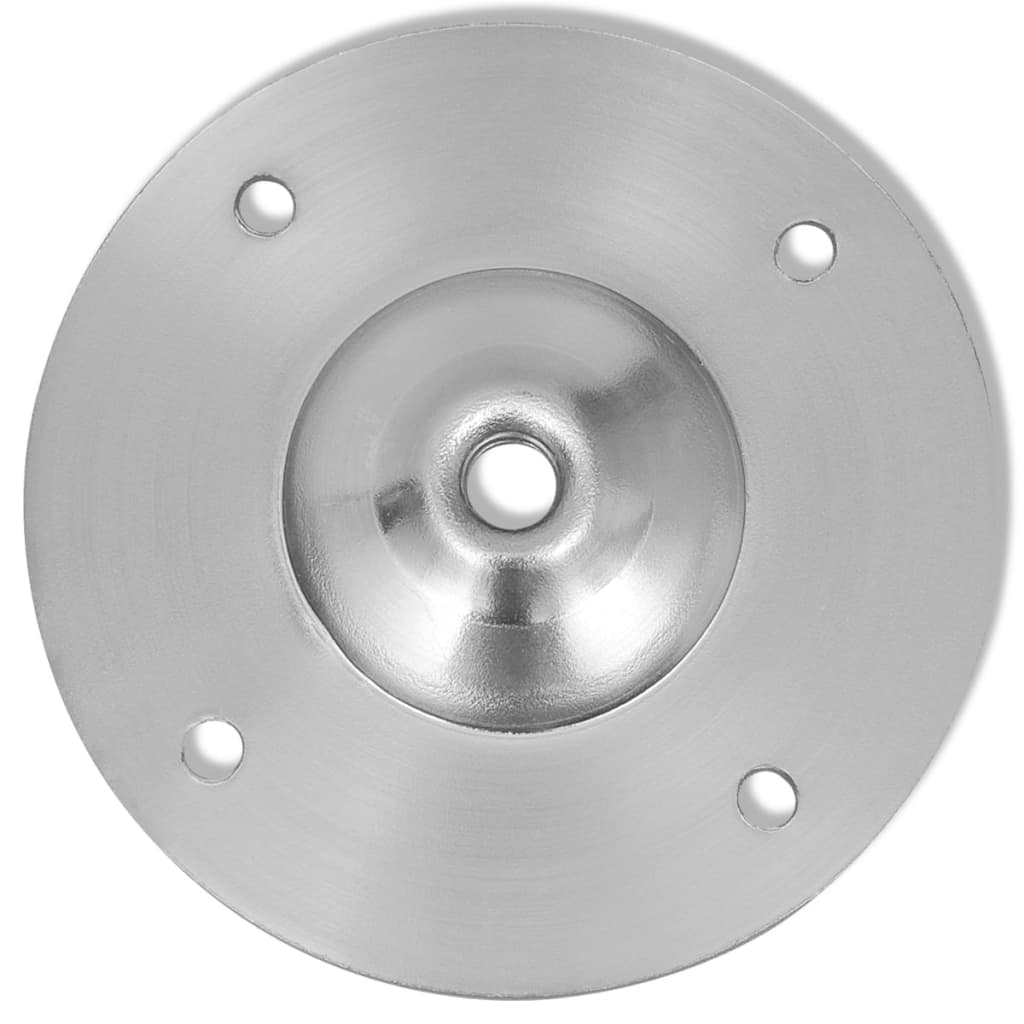 teleskopiske bordben 4 stk. rustfrit stål 710 mm-1100 mm
