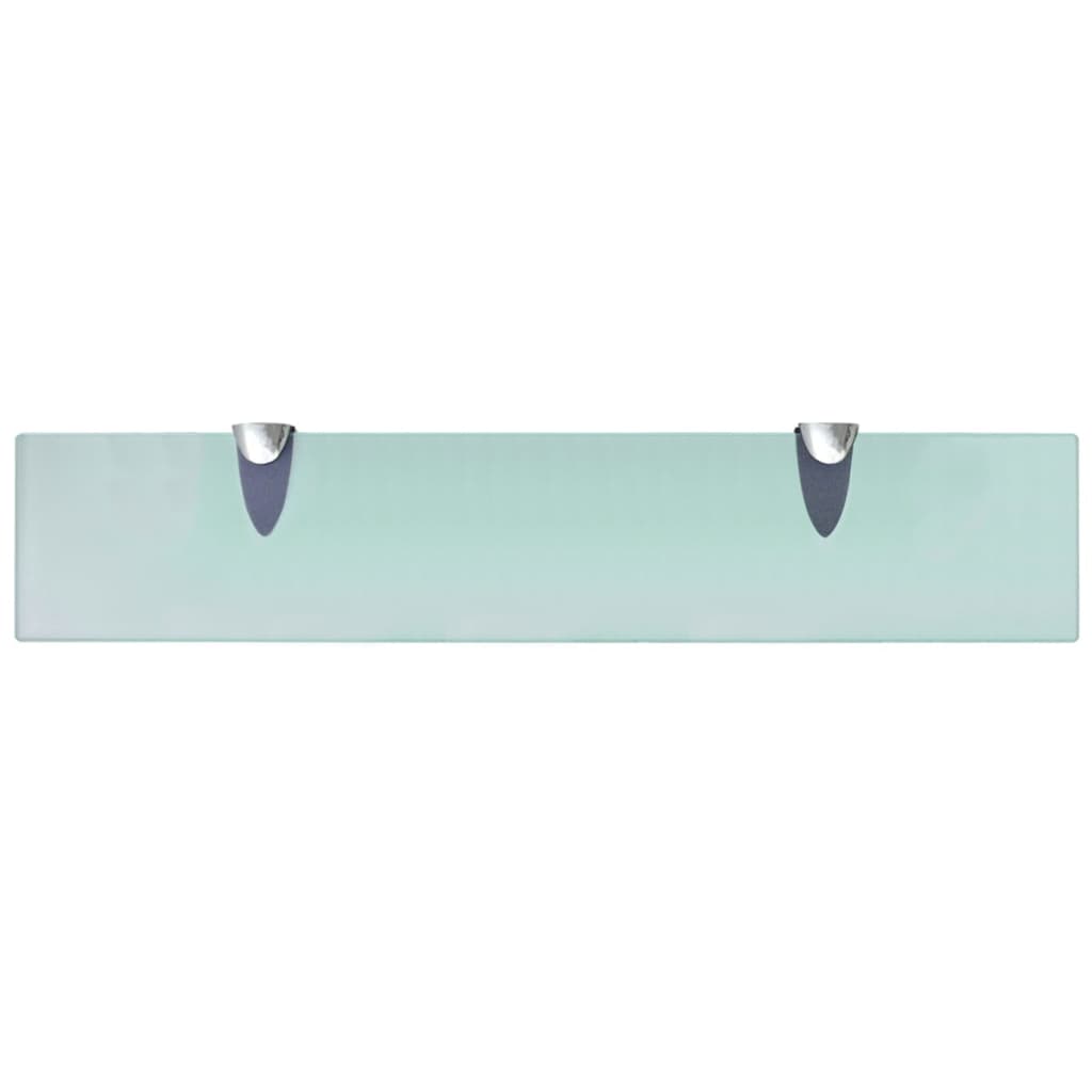 svævehylde 2 stk. 50 x 10 cm 8 mm glas