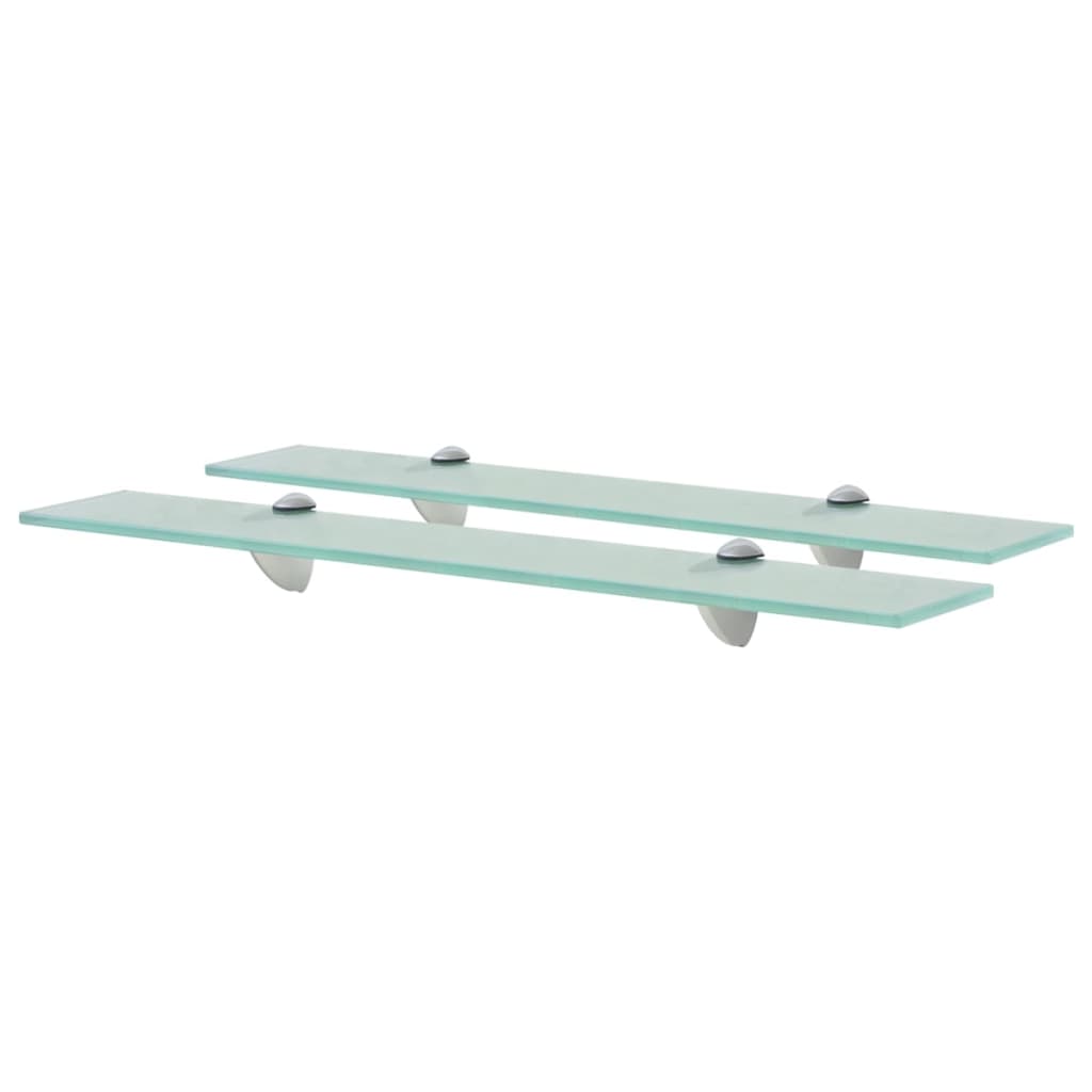 svævehylde 2 stk. 60 x 10 cm 8 mm glas